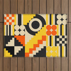 Lovely Geometrics Outdoor Rug Gallery Image 1