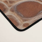 Crocodile Leather Pattern in Deep Brown Desk Mat Gallery Image 4