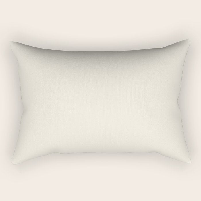 Solid Cream Puff Rectangular Pillow Gallery Image 2