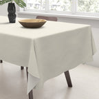 Solid Cream Puff Tablecloth Gallery Image 3