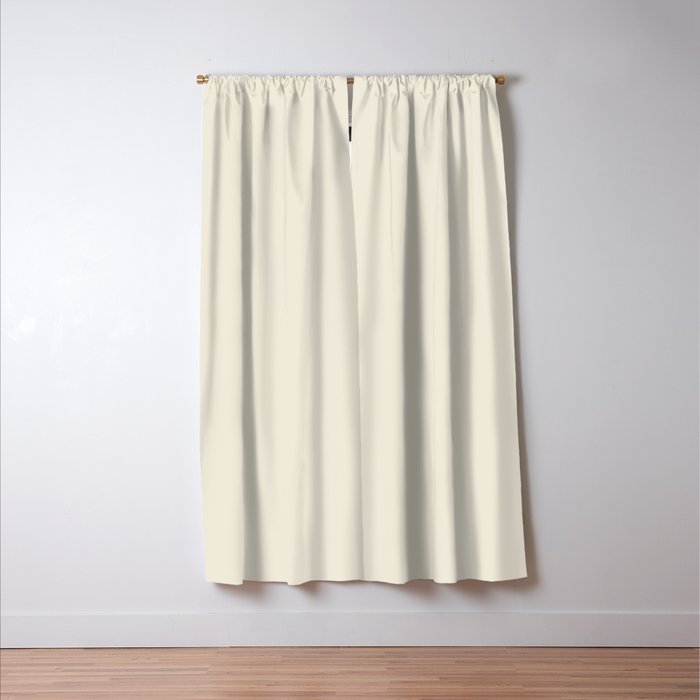 Solid Cream Puff Window Curtain Gallery Image 3