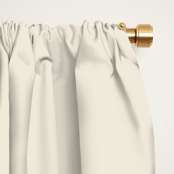 Solid Cream Puff Window Curtain Gallery Image 2