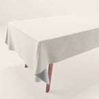 Solid Cream Puff Tablecloth Gallery Image 1