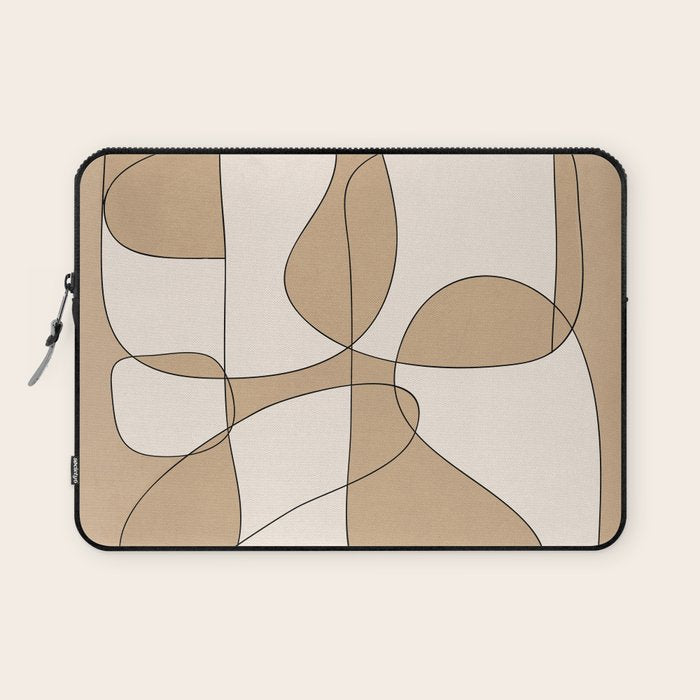 Abstract line art 25 Laptop Sleeve Gallery Image 1