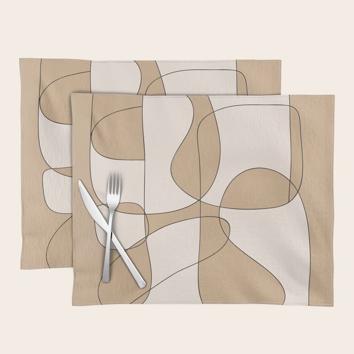 Abstract line art 25 Placemat Gallery Image 1