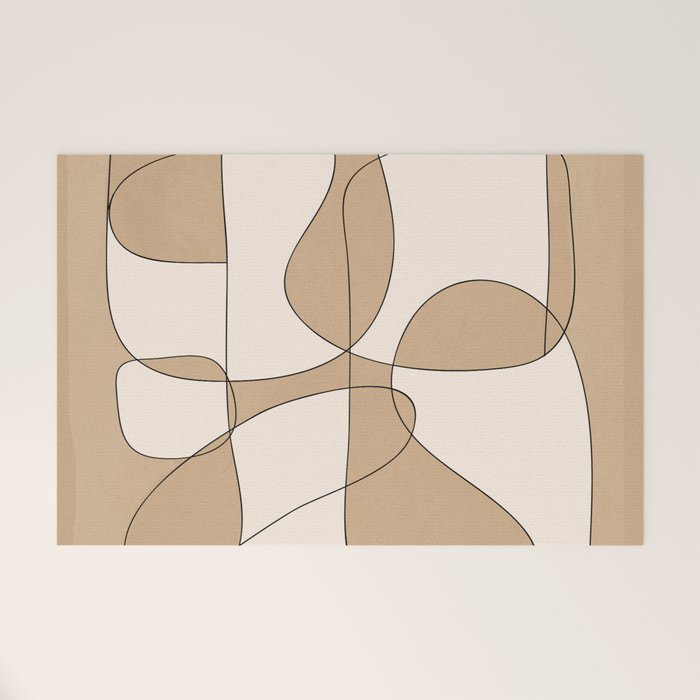 Abstract line art 25 Welcome Mat Gallery Image 1