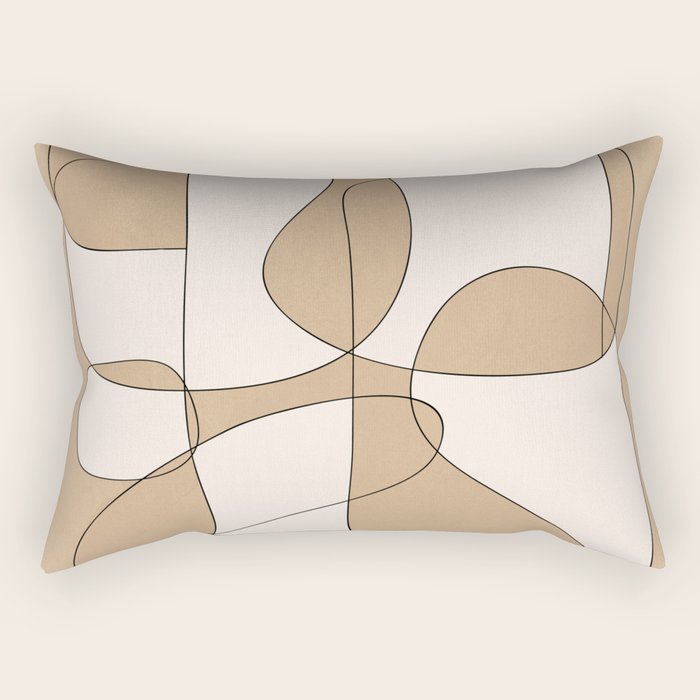 Abstract line art 25 Rectangular Pillow Gallery Image 1