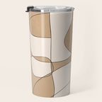 Abstract line art 25 Travel Mug Gallery Image 3