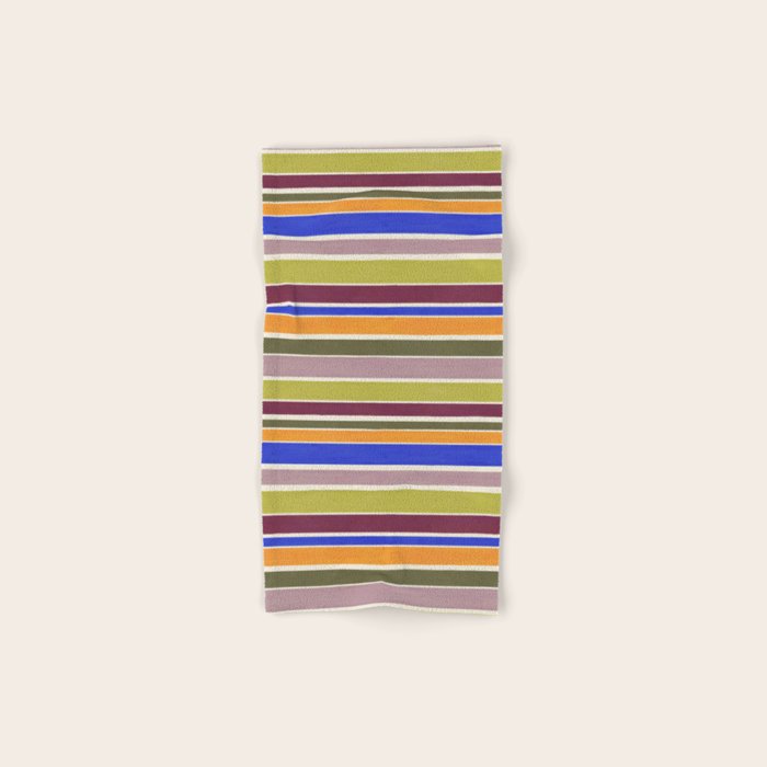 Modern Craft Summer Collection - Roman Stripes Bath Towel Gallery Image 1
