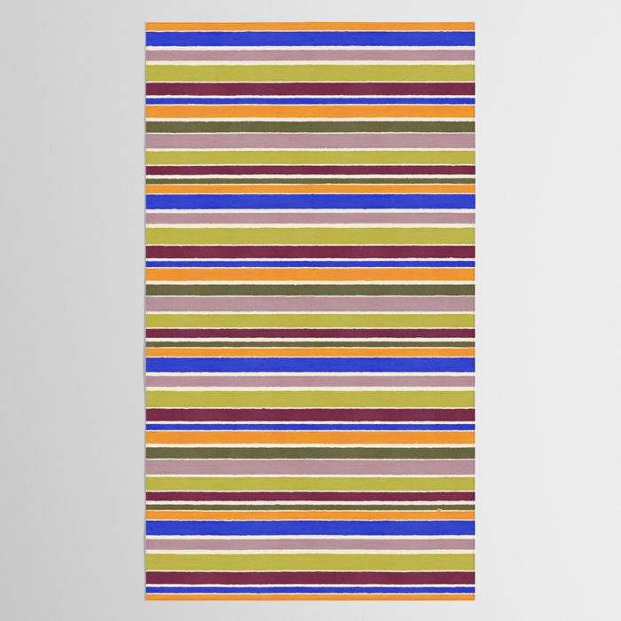 Modern Craft Summer Collection - Roman Stripes Tablecloth Gallery Image 2