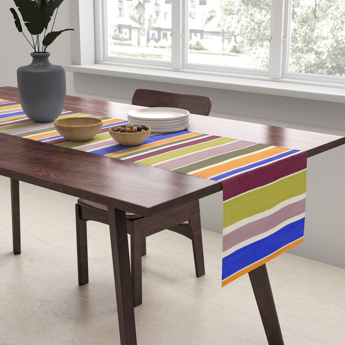 Modern Craft Summer Collection - Roman Stripes Table Runner Gallery Image 2