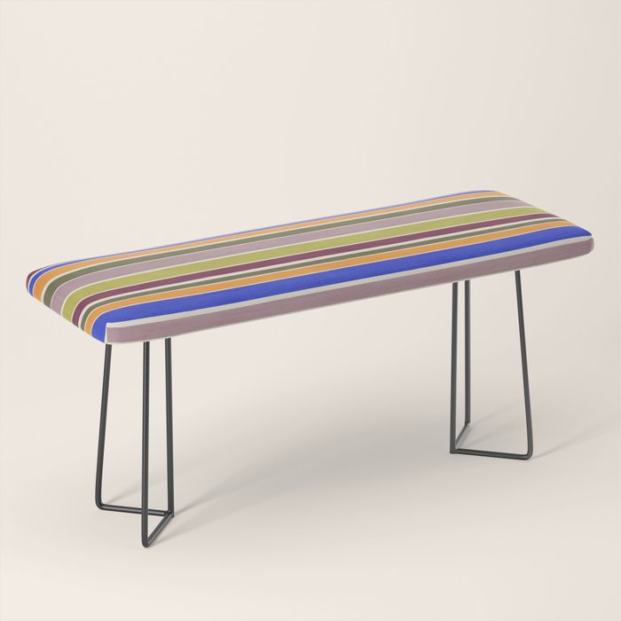 Modern Craft Summer Collection - Roman Stripes Bench Gallery Image 1
