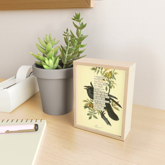 Bird Divinations: Raven (about: almanacofbirds.org) Mini Art Print Gallery Image 2