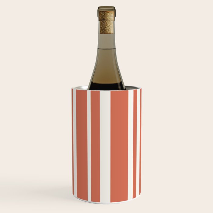 Classic Stripes XLVII - Brick Red Wine Chiller Gallery Image 2
