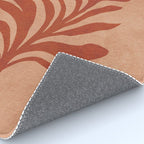 Maximalist wildflower in clay orange Rug Gallery Image 4