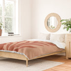 Maximalist wildflower in clay orange Duvet Cover Gallery Image 2