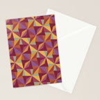 Kaleidoscope Tile Pattern X Vibrant Tropical Stationery Card Gallery Image 2