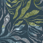Endless Dark Leaf Illustration 1.1 Celestial Blue-Green Coffee Mug Gallery Image 2