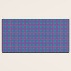Retro Geometric Circle Grid Desk Mat Gallery Image 3