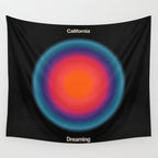 California Dreaming: Midnight Black Edition Wall Tapestry Gallery Image 4
