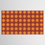 Retro Floral Burst Tablecloth Gallery Image 2