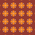 Retro Floral Burst Coffee Mug Gallery Image 2