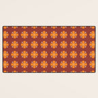 Retro Floral Burst Desk Mat Gallery Image 3
