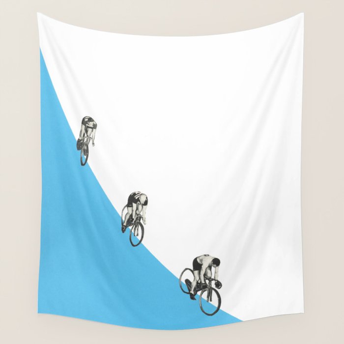Riders on a Form Wall Tapestry Gallery Image 1