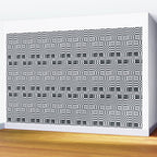 Structured Lines Grid Wall Mural Gallery Image 2