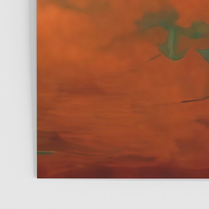 Aesthetic Copper and Aqua Blue Rust Poster Gallery Image 3
