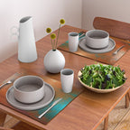 Aesthetic Copper and Aqua Blue Rust Placemat Gallery Image 2
