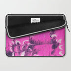 marble tie dye: bright pink Laptop Sleeve Gallery Image 2