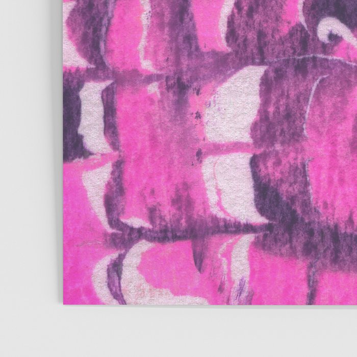 marble tie dye: bright pink Poster Gallery Image 3