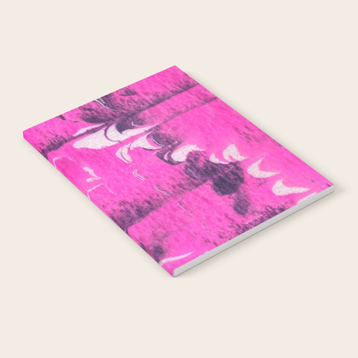 marble tie dye: bright pink Notebook Gallery Image 2