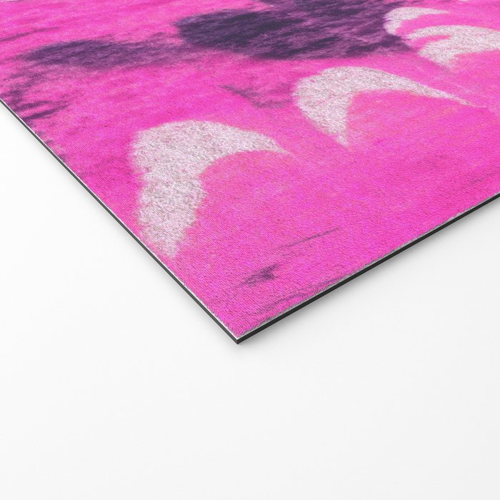 marble tie dye: bright pink Welcome Mat Gallery Image 2