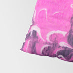 marble tie dye: bright pink Pillow Sham Gallery Image 4