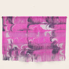 marble tie dye: bright pink Wall Hanging Gallery Image 1