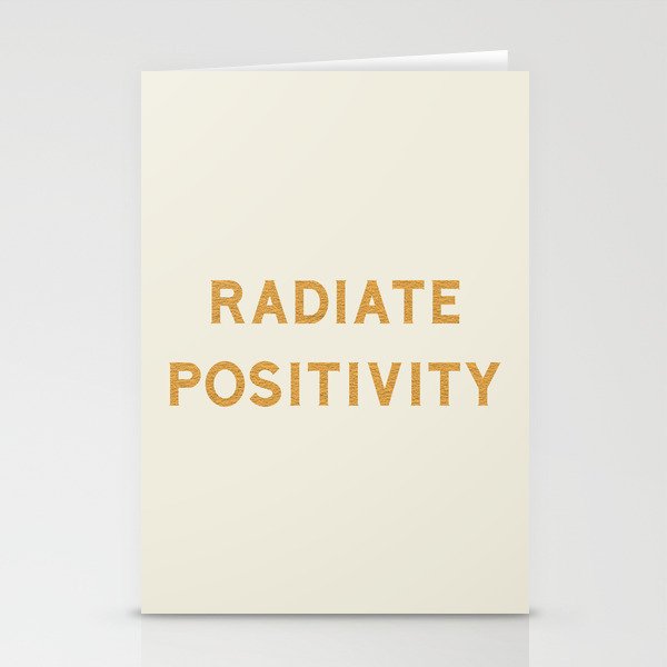 Radiate positivity Stationery Card Gallery Image 2
