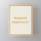 Radiate positivity Mini Art Print Gallery Image 1