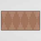 Southwestern Minimalist - Camel Brown Desk Mat Gallery Image 3