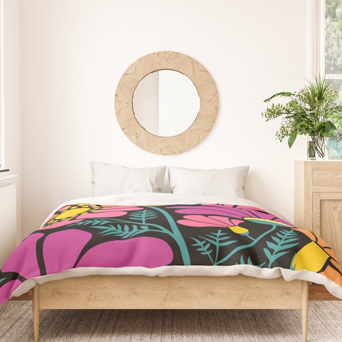 70s Disco Garden Duvet Cover Gallery Image 3