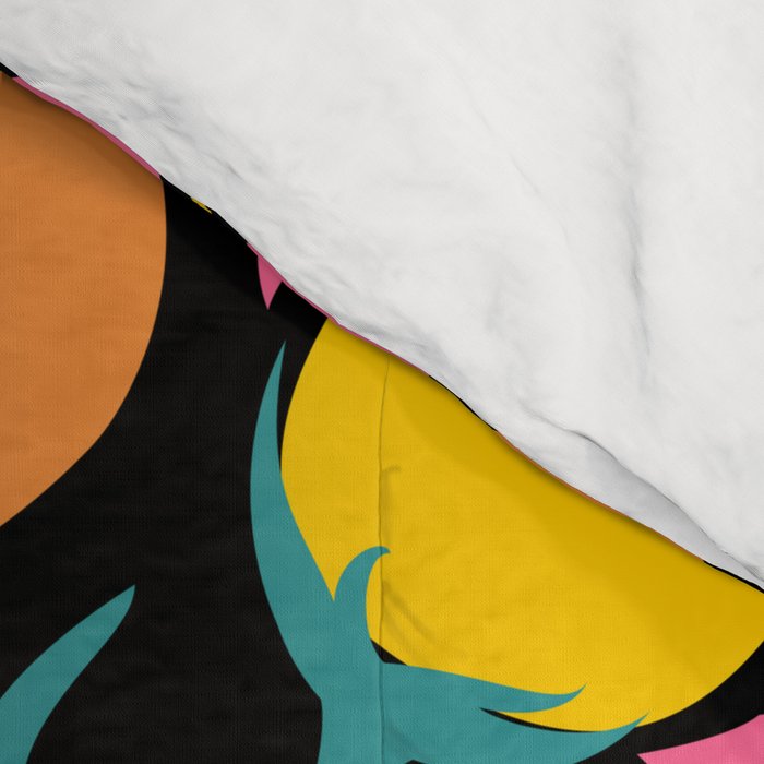 70s Disco Garden Comforter Gallery Image 4