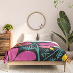 70s Disco Garden Comforter Gallery Image 3
