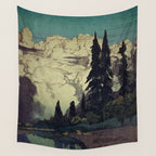 The Pending Storm at Hike Wall Tapestry Gallery Image 4