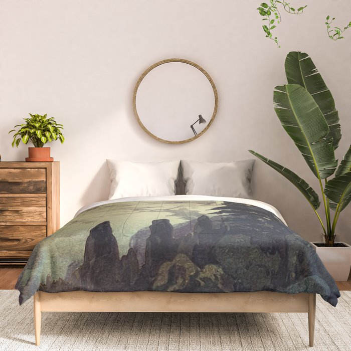 The Pending Storm at Hike Comforter Gallery Image 3