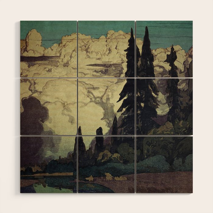 The Pending Storm at Hike Wood Wall Art Gallery Image 1