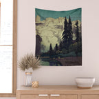 The Pending Storm at Hike Wall Tapestry Gallery Image 2