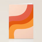 Retro Stripes Stationery Card Gallery Image 2