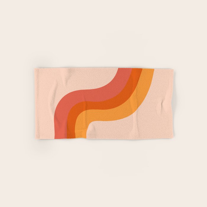 Retro Stripes Bath Towel Gallery Image 1