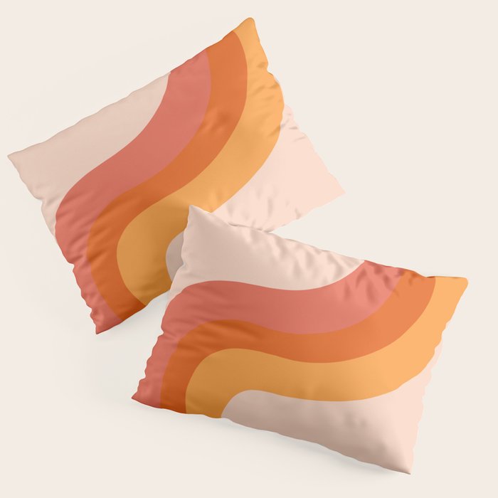 Retro Stripes Pillow Sham Gallery Image 3